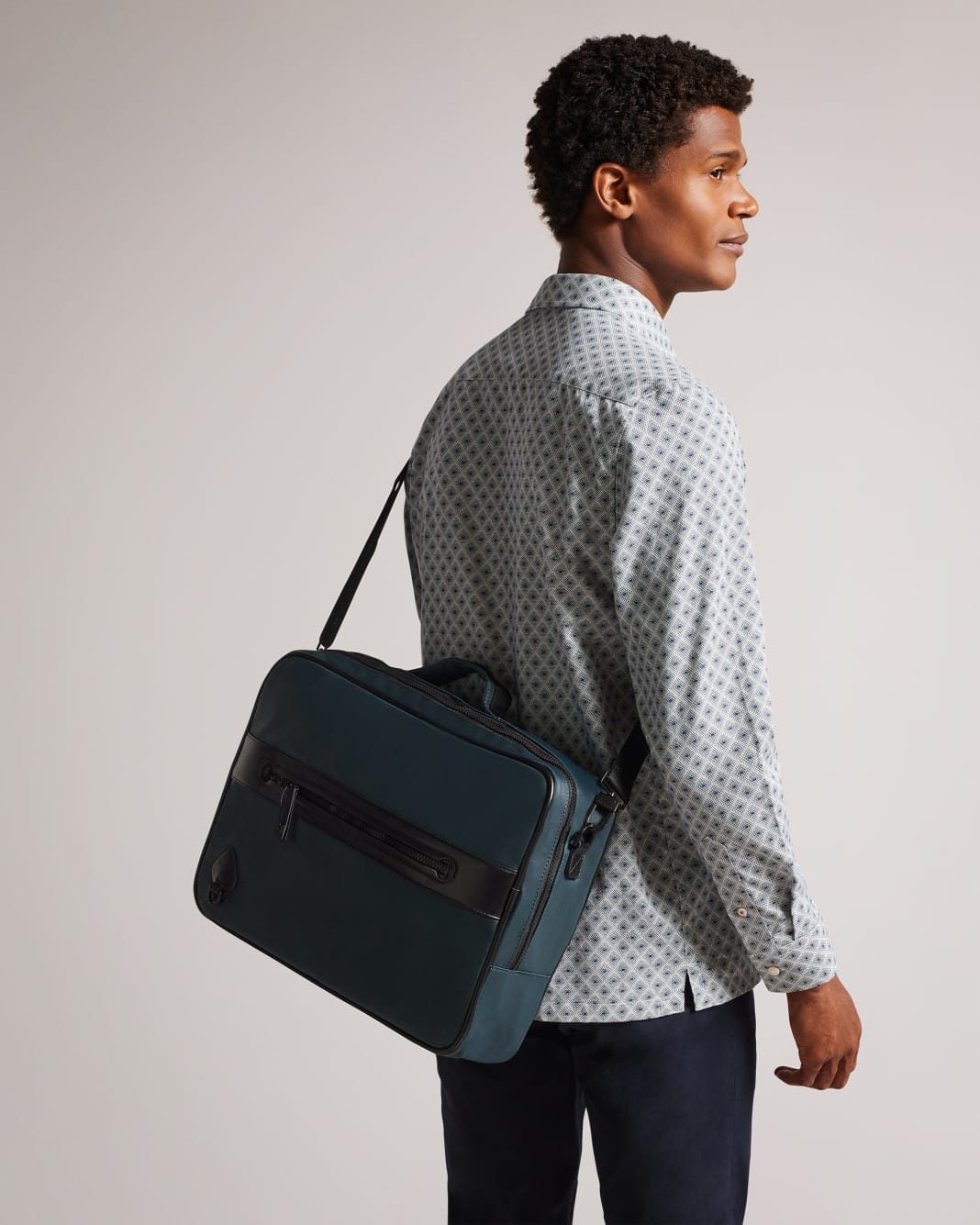 테드 베이커 백팩 Ted Baker Nylon Multifunctional Travel Backpack,Teal-Blue