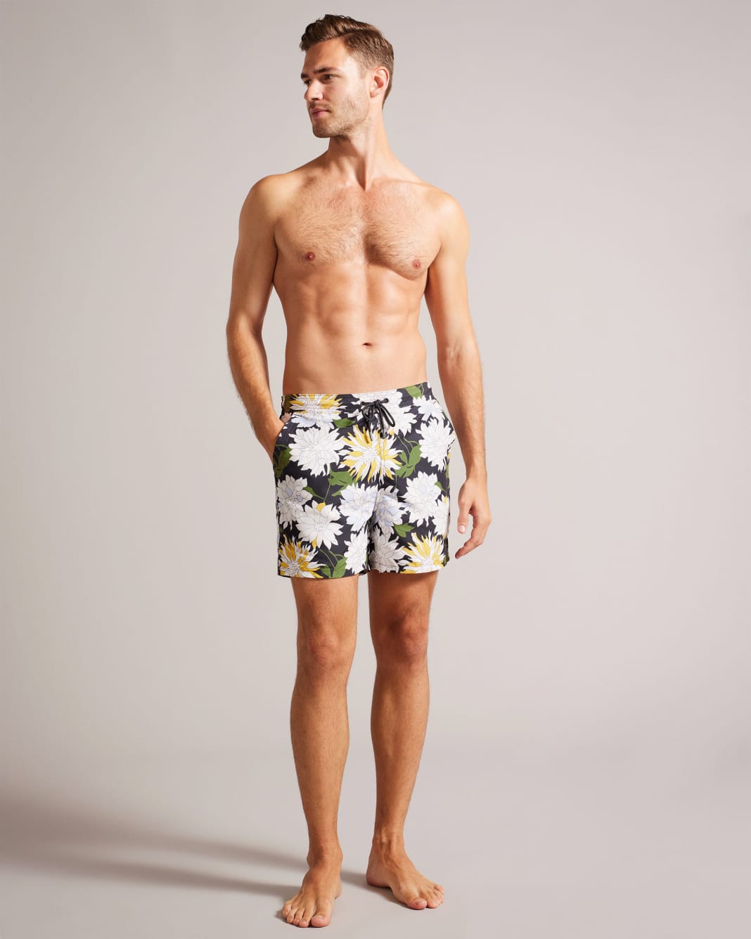 테드베이커 Tedbaker Floral Printed Swimshort,Multicoloured