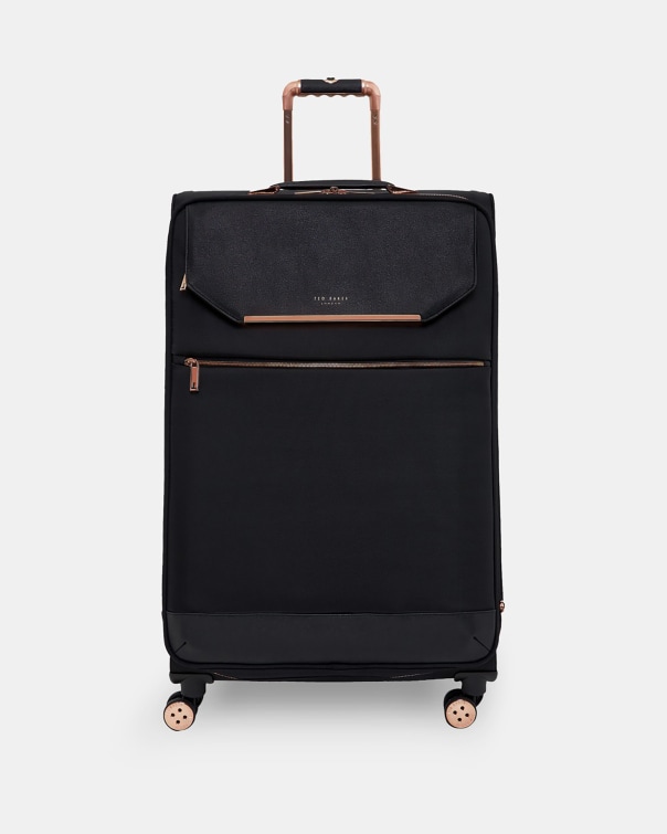 테드 베이커 수트케이스 라지 Ted Baker Metallic trim large suitcase,black