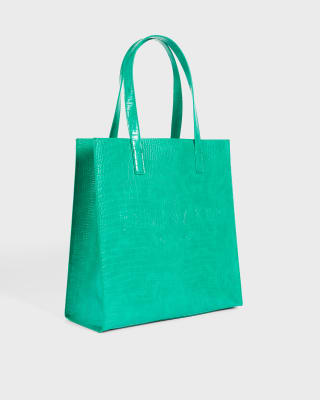 Croc Detail Small Icon - EMERALD | Bags | Ted Baker